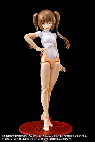 Kotobukiya Megami Device: M.S.G. 01 Tops Set (White Version) Plastic Model Kit