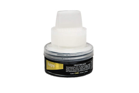 Self Shine Shoe Cream with Sponge Applicator, Kaps Brillance, 10 Colours (101 - White)