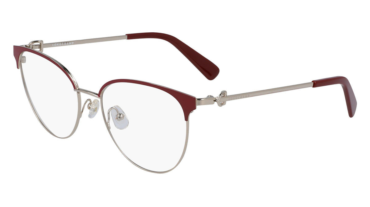 Longchamp Eyeglasses LO 2134 721 Gold/Wine