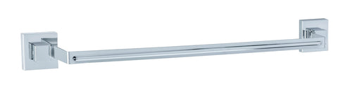 WENKO 22684100 Vacuum-LocÂ® towel rail Uno Quadro, Stainless steel, 60.5 x 6 x 5 cm, Shiny