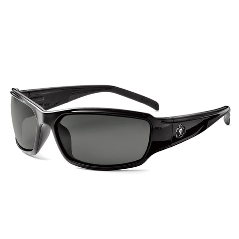 Ergodyne - 51033 Skullerz Thor Anti-Fog Safety Sunglasses - Black Frame, Smoke Lens