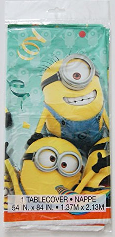 Unique Despicable Me Minion Themed Table Cover - 54" x 84"
