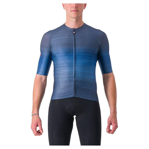Castelli Aero Race 6.0 Full-Zip Jersey - Men's Belgian Blue, XL