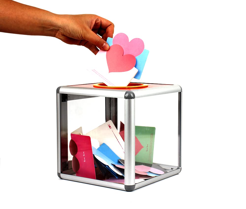 KAFENDA donation voting box is very suitable for business cards and activity suggestion boxes. Business cards/tip cans/scan code boxes