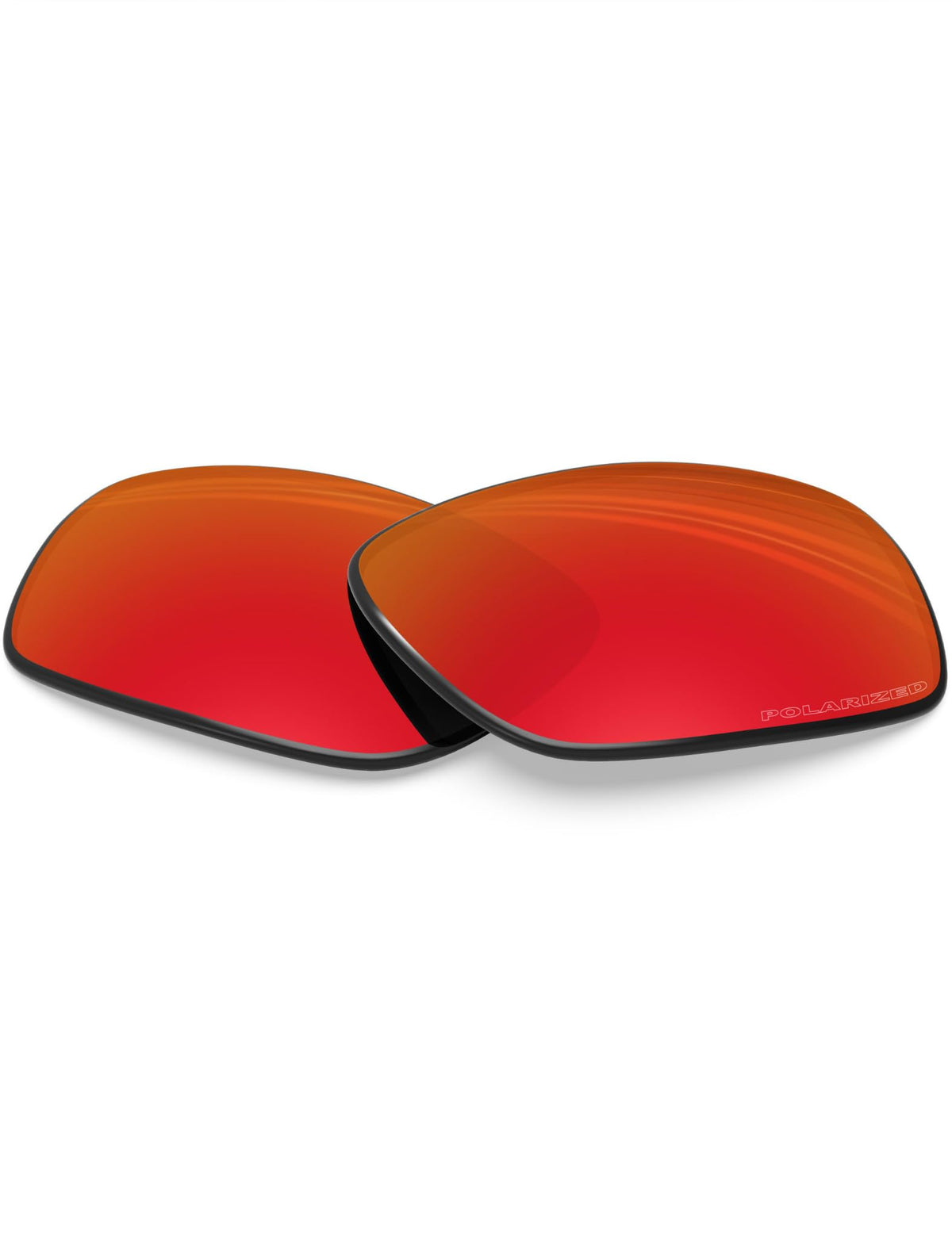 BLAZERBUCK Anti-salt Polarized Replacement Lenses for Oakley Turbine OO9263 - Fire Red