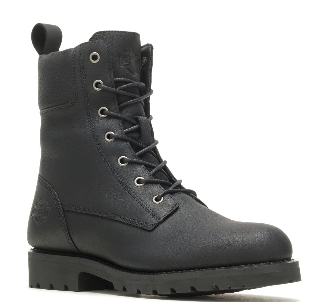 Harley-Davidson Men's Gilford 7" Waterproof Motorcycle Boots D96244 (BLK, 7)