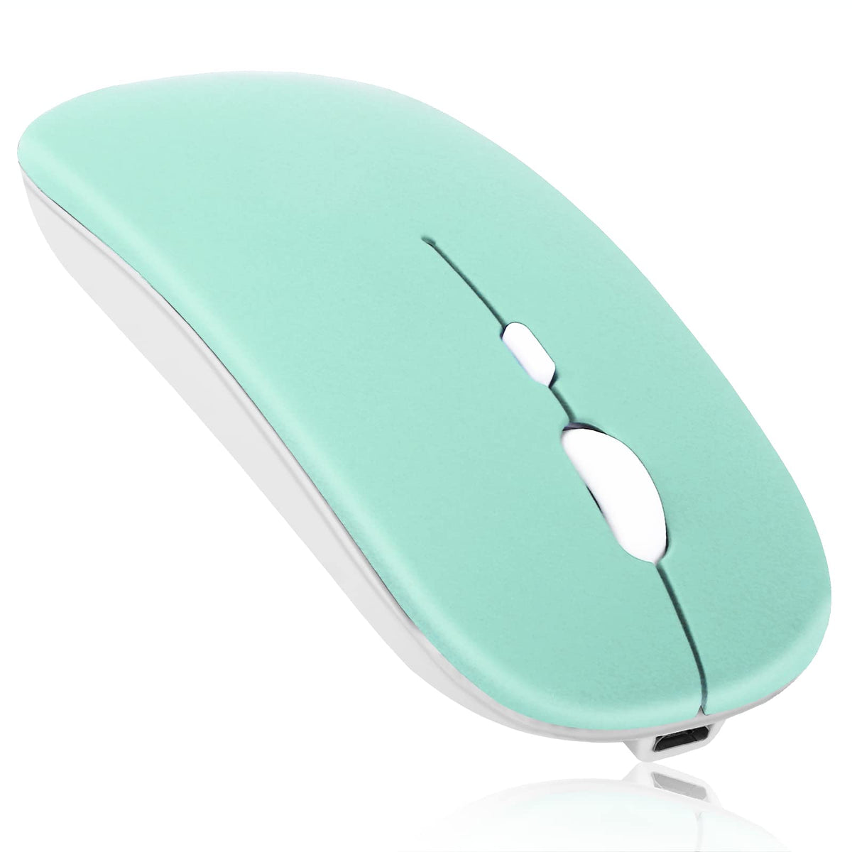 Bluetooth Rechargeable Mouse for Microsoft Surface Laptop go/go 2 / Laptop 3/4/5 Studio/Studio 2 Bluetooth Wireless Mouse Designed for Laptop/PC/Mac/iPad pro/Computer/Tablet/Android Teal