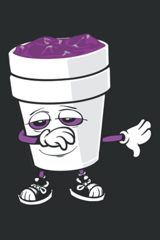 Codeine Cough Syrup Dabbing Double Cup Sizzurp Lean: Lined Journal Notebook, 6x9 Inch, 120 Pages