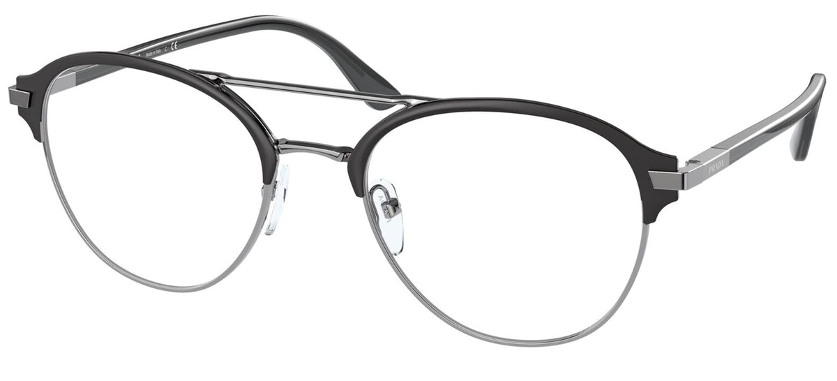 Prada PR 61WV - 02G1O Eyeglass Frame MATTE BLACK/GUNMETAL W/DEMO LENS 51mm