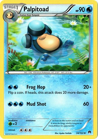 Pokemon - Palpitoad (34/122) - XY Breakpoint