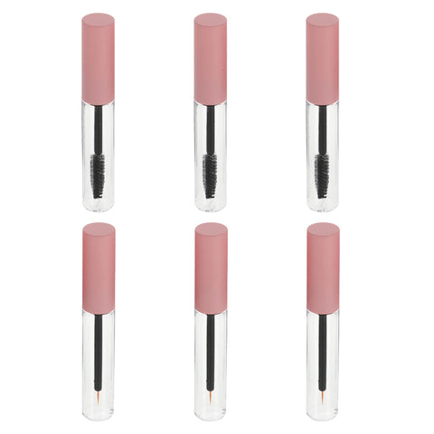Lurrose 6pcs eyeliner stick eyelash cream tube lip gloss tube tubing mascara lip oil mascara bottles empty castor oil for eyelashes and eyebrows wand the pet make up Eyelash brush travel