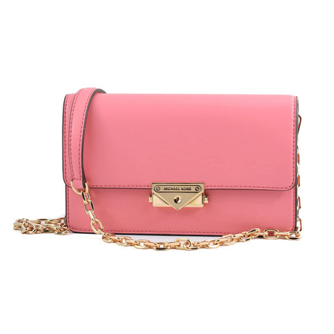 Michael Kors handbag for women Cece clutch crossbody purse, Tea Rose, Cece by michael kors