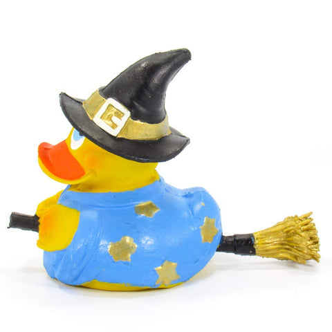 Lanco Witch Halloween Rubber Duck Bath Toy | All Natural, Organic, Eco Friendly, Squeaker | Imported from Barcelona, Spain