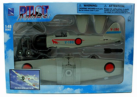 New Ray, WW II, 1:48 scale, Mitsubishi A6M Zero, plastic model