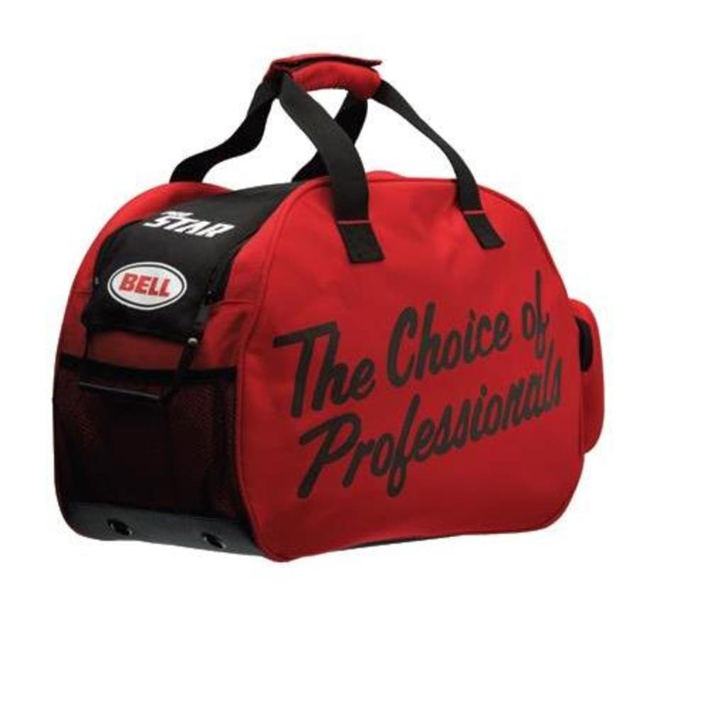 Helmet Bag Zippered Accessories Red