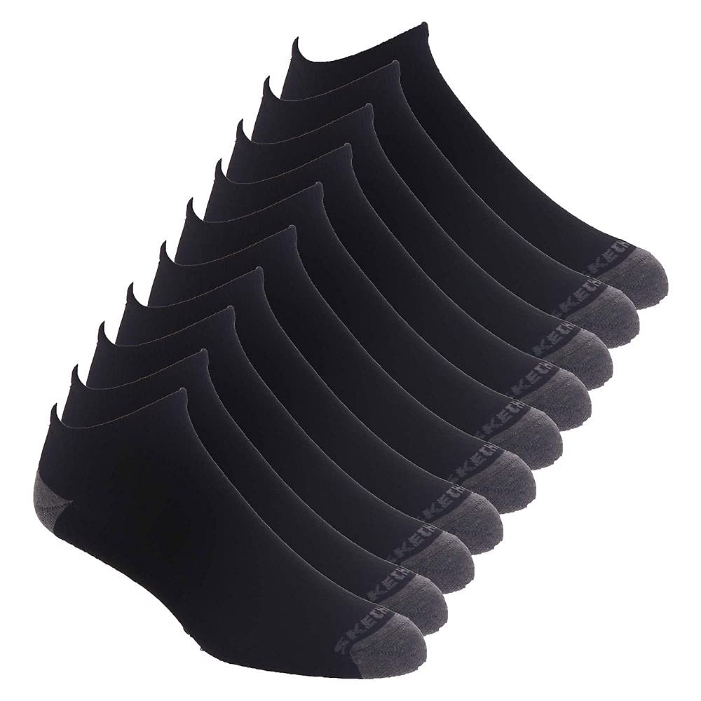 Skechers Mens 10Pack No Show Socks