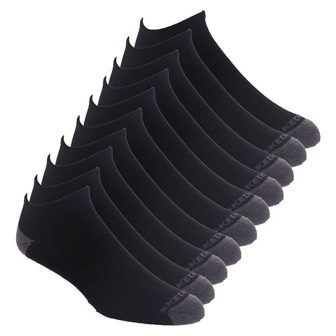 Skechers Mens 10Pack No Show Socks