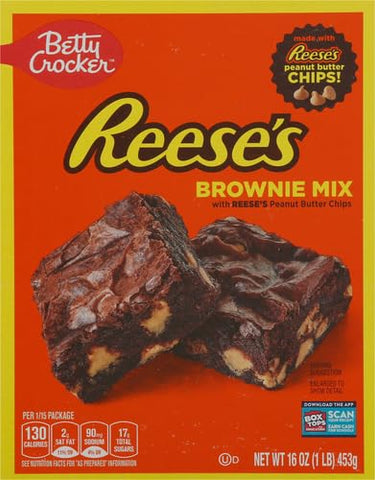 Betty Crocker REESE'S Brownie Mix With REESEÃƒÆ’Ã‚Â¢ÃƒÂ¢Ã¢â‚¬Å¡Ã‚Â¬ÃƒÂ¢Ã¢â‚¬Å¾Ã‚Â¢S Peanut Butter Chips, 16 oz
