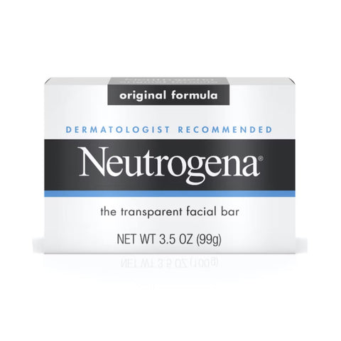 Neutrogena Transparent Scented Facial Soap, Original Formula Soap - 3.5 Oz ( Pack of 6 )