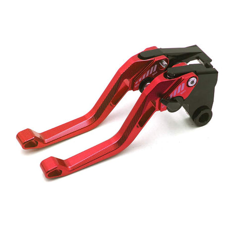 psler 5D Rhombus Brake Clutch Levers for YZF R1 2002-2003 (Red)