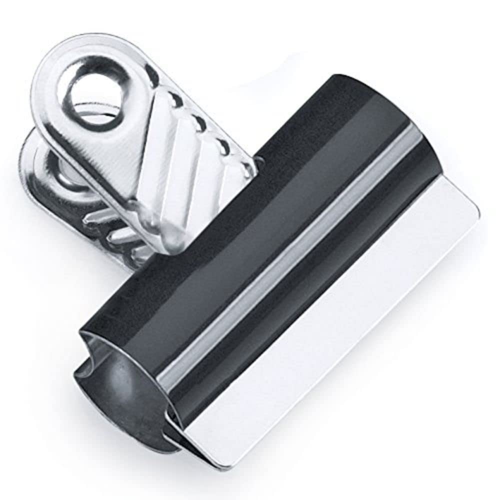 Rapesco RCB070B1 70 mm Letter Clips, Black, Pack of 10