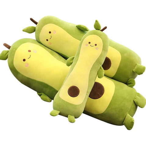 Tikwisdom Avocado, crocodile pear, green avocado, simulation avocado plush toy doll sleeping pillow, doll, pillow, toy cushion (Long clause 70cm)