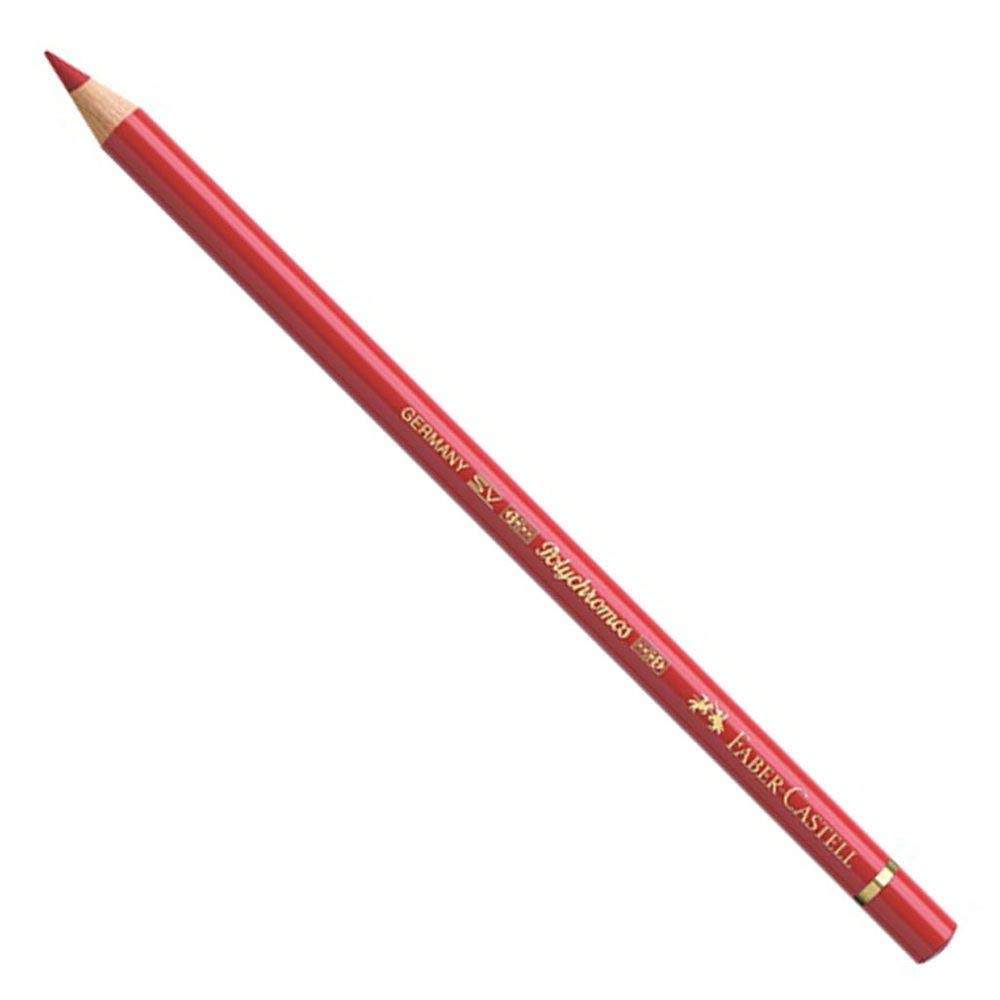 Faber-Castell Polychromos Artists' Single Pencil - Colour 223 Deep Red