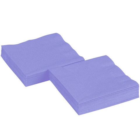 Amscan Disposable 2-Ply Party Beverage Napkins (50 Piece), Hydrangea, 5.2 x 5