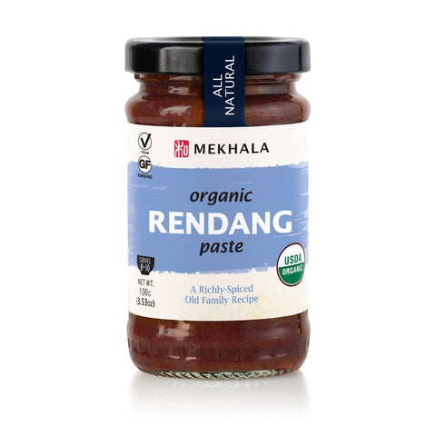 Mekhala Organic Malaysian Rendang Cooking Paste. VEGAN. GLUTEN-FREE. NO ADDED SUGAR. Versatile. HOT (3.53oz)