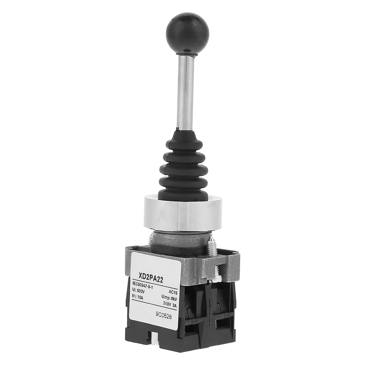 2NO Joystick Switch, Momentary Joystick Switch,XD2PA22CR 2NO 2 Position 2NO Momentary Type Monolever Locked Joystick Switch, DPST Toggle Switches