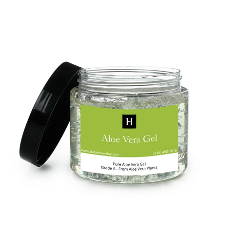 HalalEveryDay | 100% Pure Aloe Vera Gel | After Sun Care Soothe & Hydrate | Sun Burn Relief | Moisturizing | Vegan | 16 oz