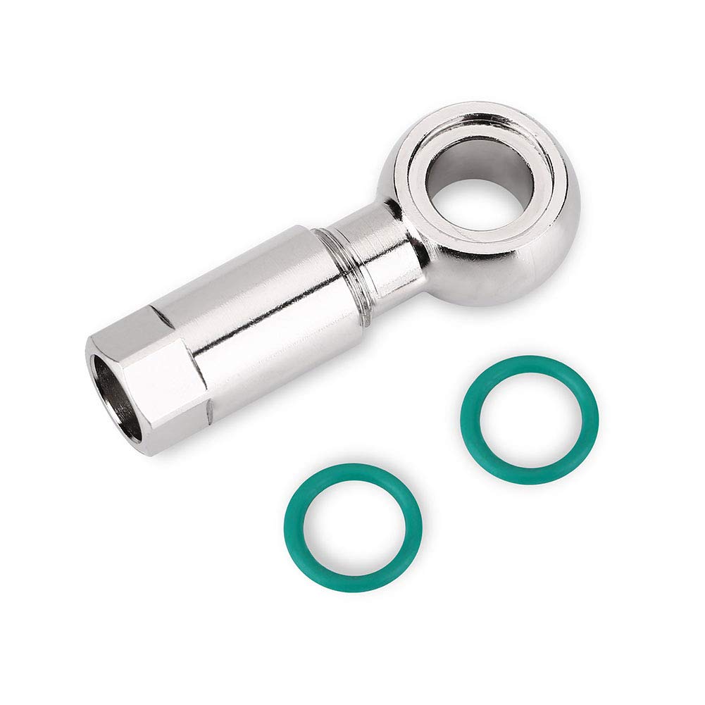 Olive Hose Adapter, Brake Pipe Banjo Bolt with Washer, Bicycle Fittings Accessories Bike Oil Disc Insert Kit Hydraulic Brake Hose Fittings for SLX XT MT4 Hydraulic Disc Brake Oil Tube