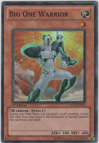 Yu-Gi-Oh! - Big One Warrior (DP10-EN015) - Duelist Pack 10: Yusei Fudo 3 - Unlimited Edition - Super Rare