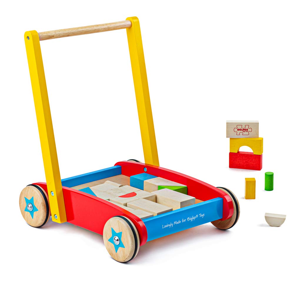 Bigjigs Toys Chariot de Marche BÃƒÆ’Ã†â€™Ãƒâ€ Ã¢â‚¬â„¢ÃƒÆ’Ã¢â‚¬Å¡Ãƒâ€šÃ‚Â©bÃƒÆ’Ã†â€™Ãƒâ€ Ã¢â‚¬â„¢ÃƒÆ’Ã¢â‚¬Å¡Ãƒâ€šÃ‚Â© | Jouet pour Enfant | Cadeau Enfant | Joeut Traditionnel | Apprendre en Jouant