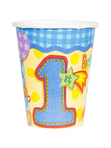 Amscan Hugs & Stitches Boy 9 oz Cups - 8 ct