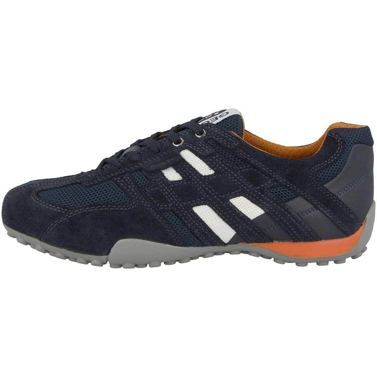 Geox Men's Uomo Snake Low-Top Sneakers, Navy, 9 UK