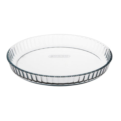 Pyrex Bake & Enjoy Glass Flan dish high resistance28x 28 cm, 1.6 L