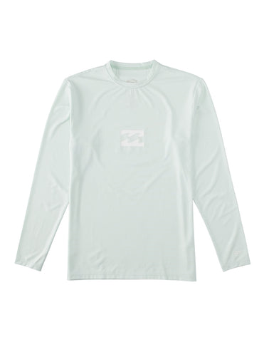 Billabong Men's Standard Classic Long Sleeve Loose Fit Rashguard, Seaglass Wave, Medium