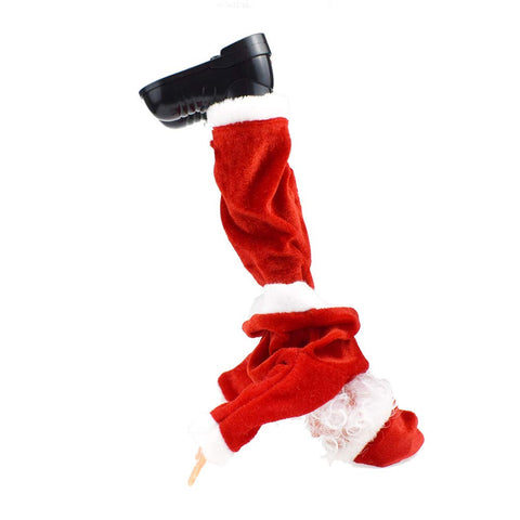 PRETYZOOM Handstand Santa Christmas Santa Doll Twerking Santa Claus Doll Toy Dancing Santa Toy Kids Santa Claus Toy Electric Santa Claus for Kids Electric Santa Claus Toy Battery