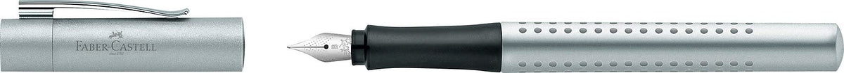 Faber-Castell 140905 Fountain Pen Grip 2011 Nib B Silver