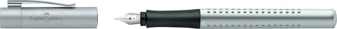 Faber-Castell 140905 Fountain Pen Grip 2011 Nib B Silver