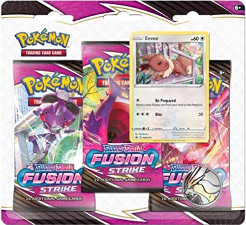 Pokemon Trading Card Game: Fusion Strike 3 Pack Blister - Eevee