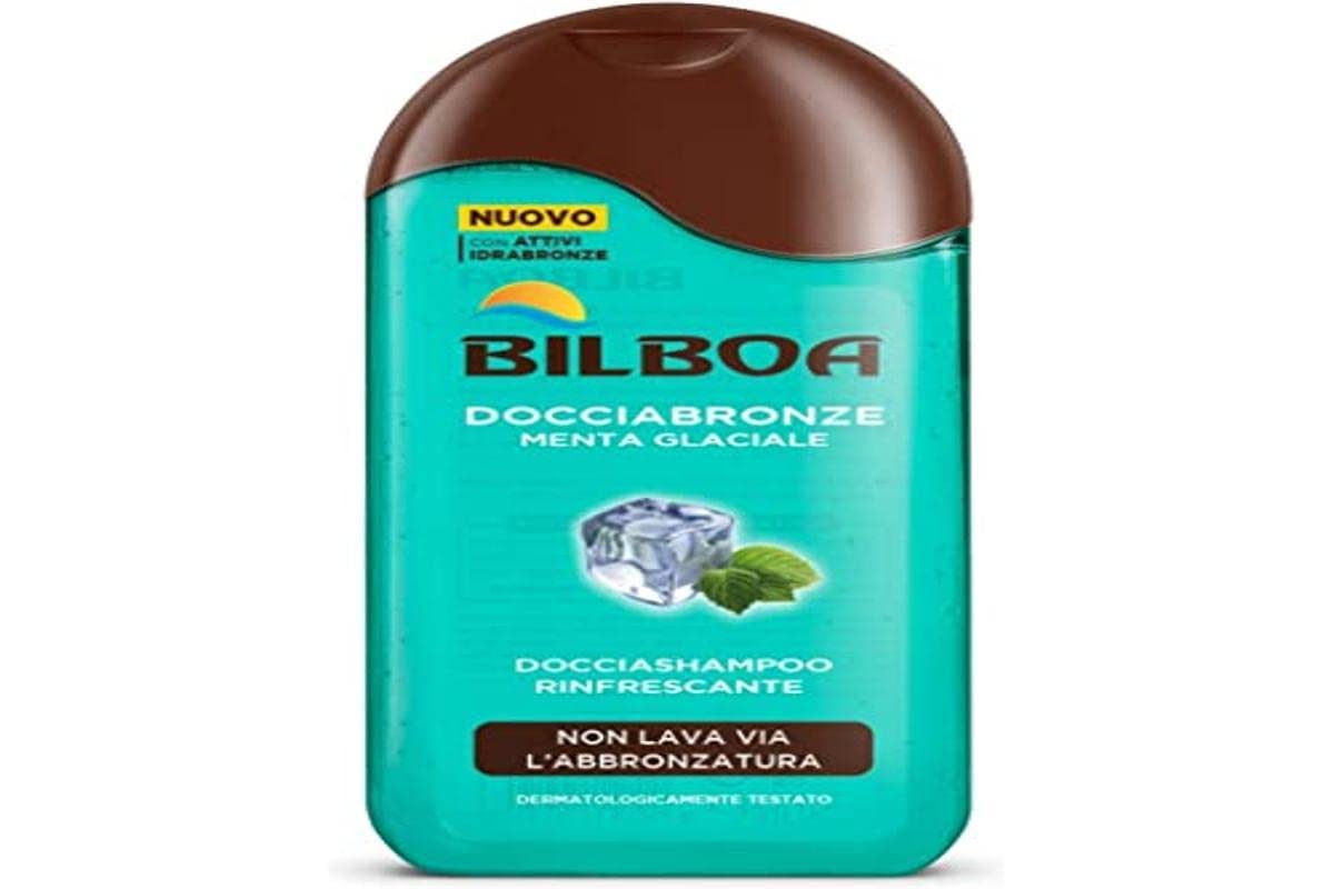 Bilboa, Refreshing Shower Gel Shampoo with Glacier Mint for Body and Hair 220ml