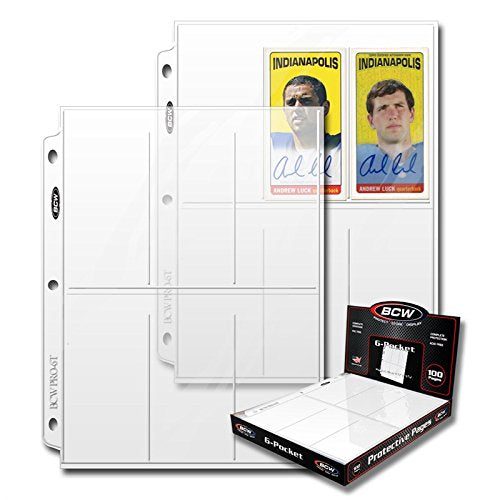 Pro 6-Pocket Pages - 100ct
