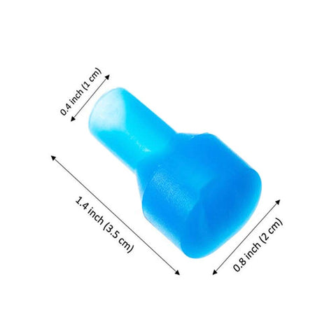 *F*S*O* 2 x Replacement Bite Valve For Hydration Pack Fits Camelbak Camelback Mouthpiece (Blue)