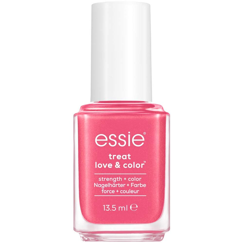 essie TLC Nourishing Nail Polish, 162 punch it up, Pink Nail Polish, 13.5 ml