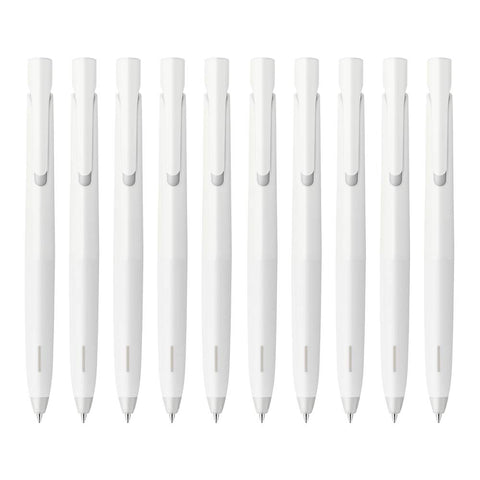 ZEBRA B-BAS88-W Permanent Ballpoint Pen Blen, 0.5, White Axis, Black Ink, 10 Pens