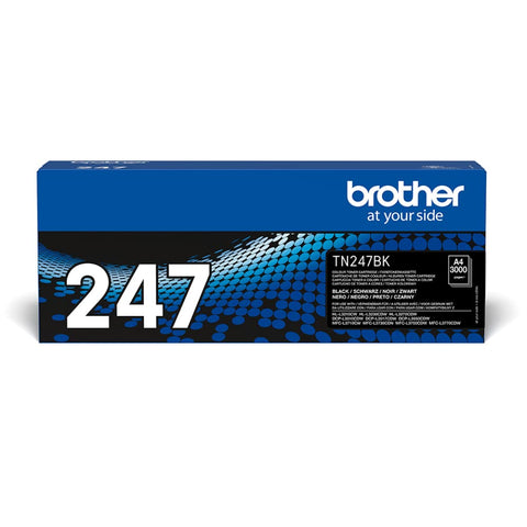 Brother TN-247BK Toner Cartridge, Black, Single Pack, High Yield, Includes 1 x Toner Cartridge, Genuine Supplies