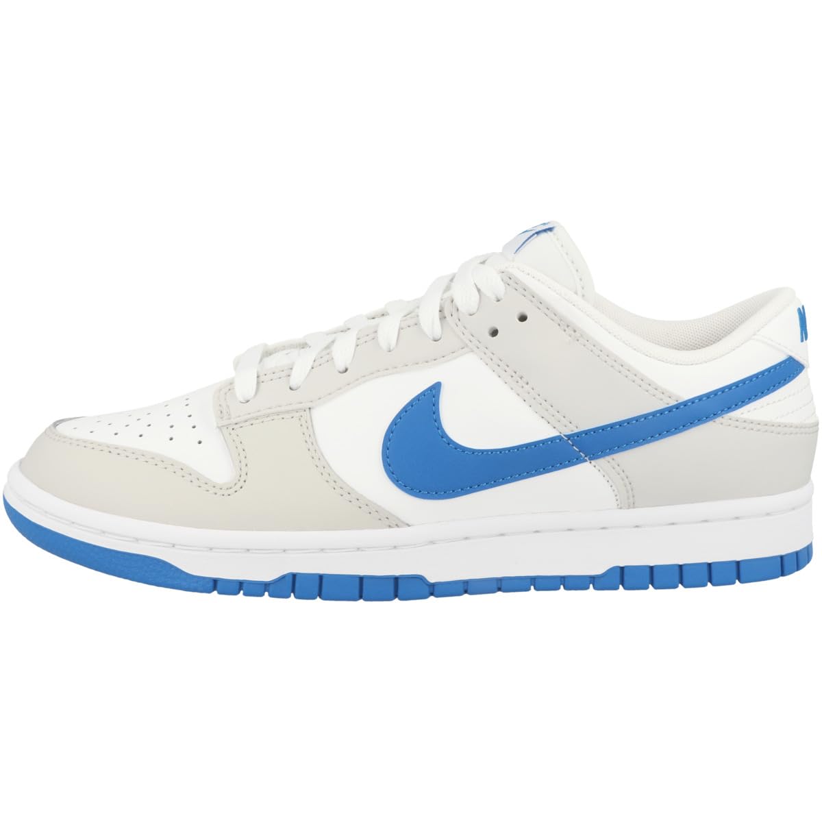 NIKE Men's Sneaker, Summit White Photo Blue Platinum Tint, 7