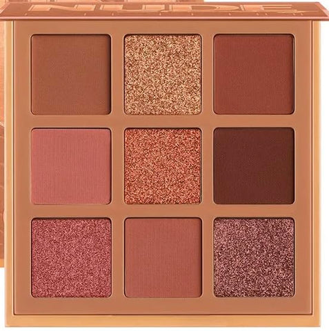 Enhance your beauty with the 9 Colors Makeup Purple Eye-shadow Palette, perfect for beautifying eyes with its waterproof formula and high-density pigments, tone: #1